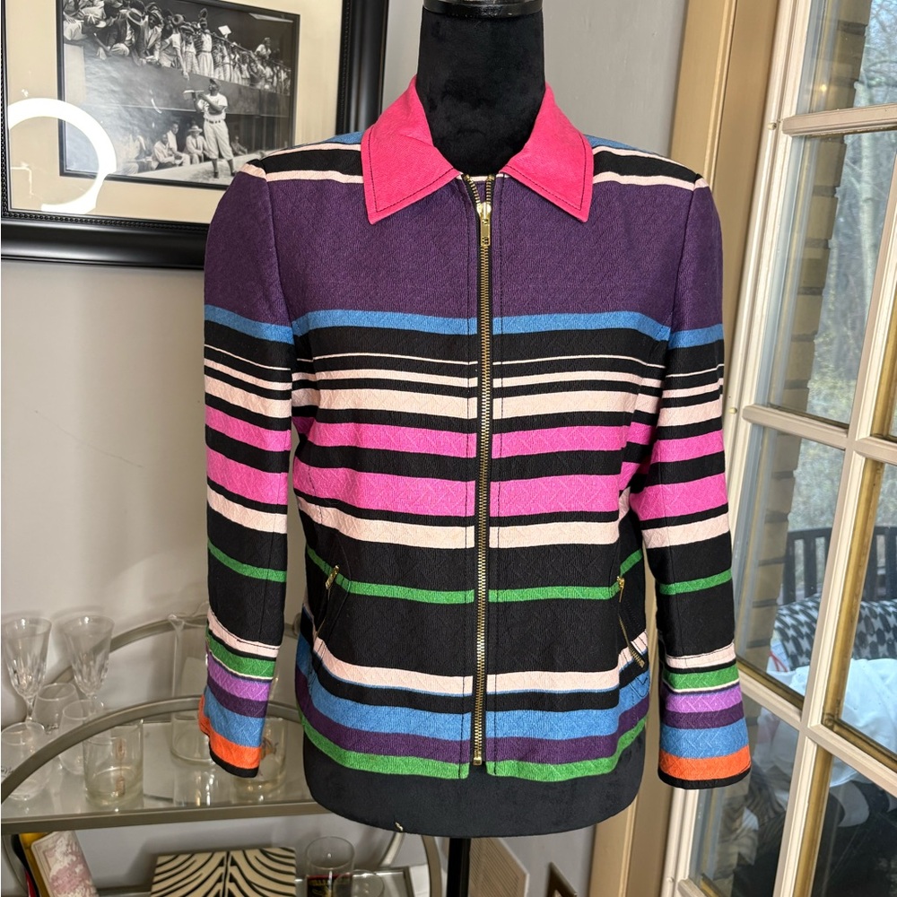 Muse Multicolor Striped Women's Blazer